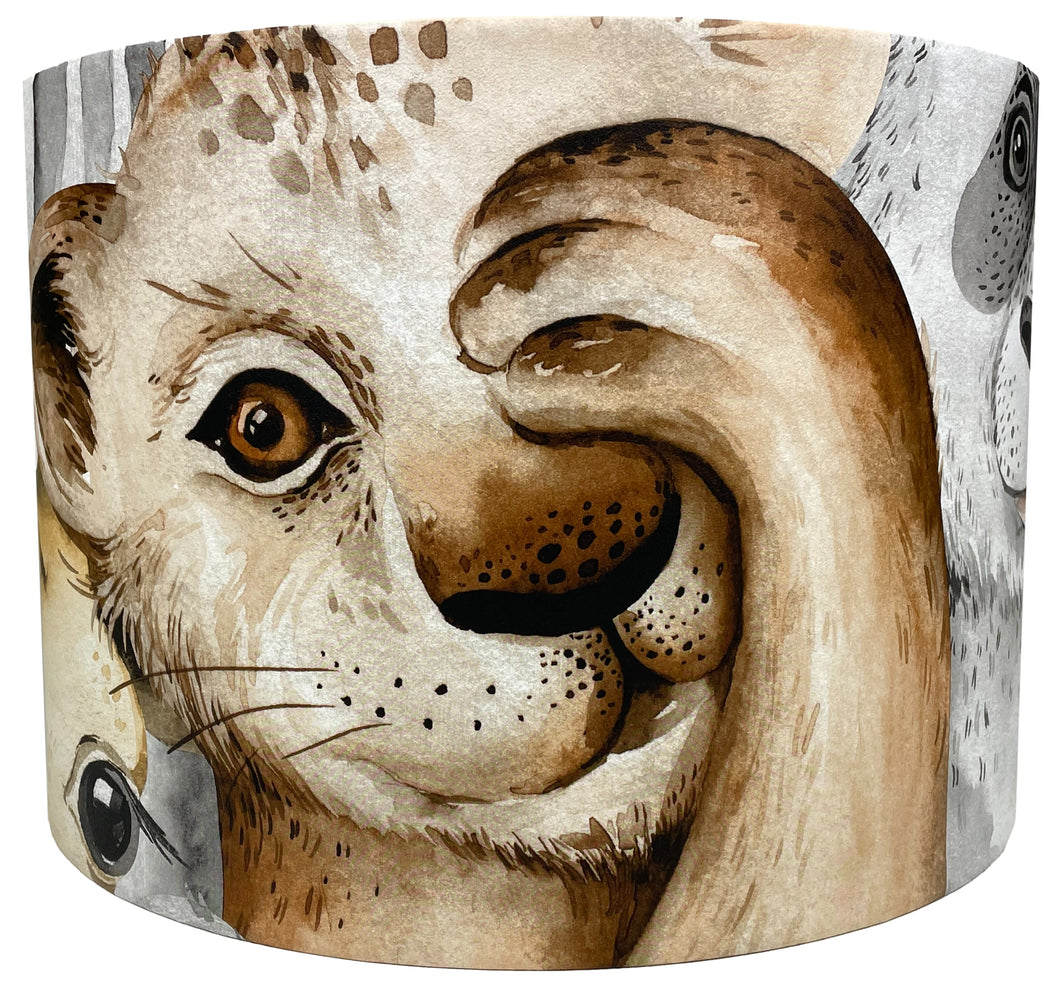 Children's jungle lampshade