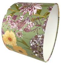 Load image into Gallery viewer, Floral lampshade with wildflower design, perfect for adding nature-inspired charm to any room.