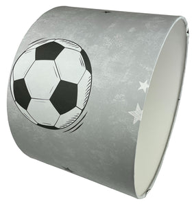 Football lampshade perfect for young football fans' bedrooms or nurseries.