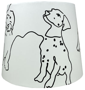 Dog design lampshade