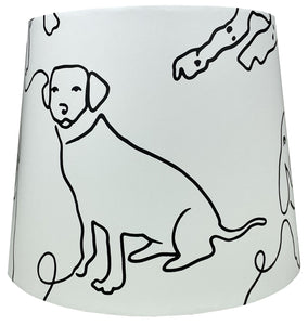 Dog theme lampshade