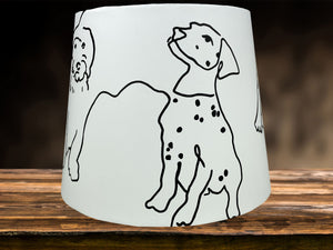 Dog design lampshade for table lamp