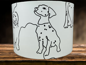 Dog lampshade for ceiling