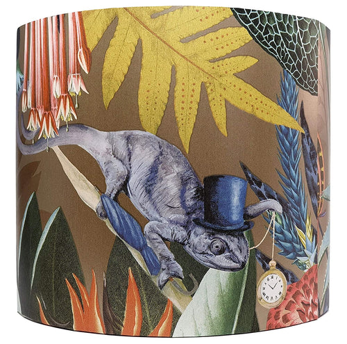 wonderland gold lampshade