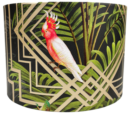 Tropical lampshades for table lamps