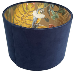 Navy Blue Tropical Light Shade