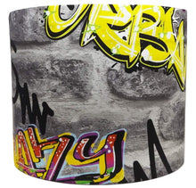 Load image into Gallery viewer, good home graffiti drum light shade