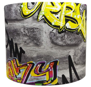 good home graffiti drum light shade