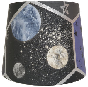 Hexagon space planet lampshade