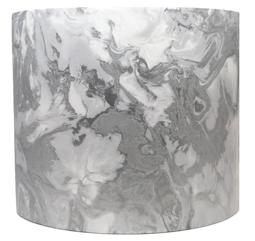 metallic marble effect lampshade