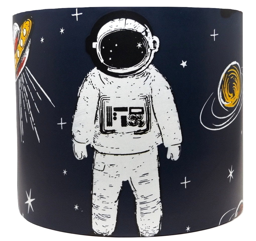 Spaceman Lampshade or Ceiling Light Shade Navy