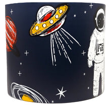 Load image into Gallery viewer, Spaceman Lampshade or Ceiling Light Shade Navy