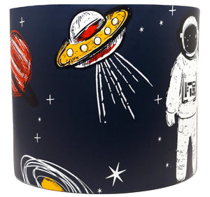 Spaceman Lampshade or Ceiling Light Shade Navy