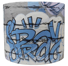 Load image into Gallery viewer, graffiti brick wall light shade