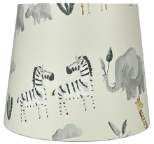 Load image into Gallery viewer, kids safari lampshade for table lamp