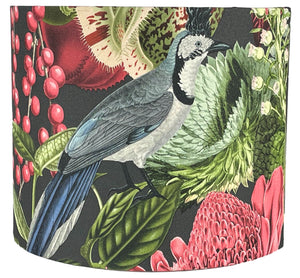 tropical bird lampshade ceiling