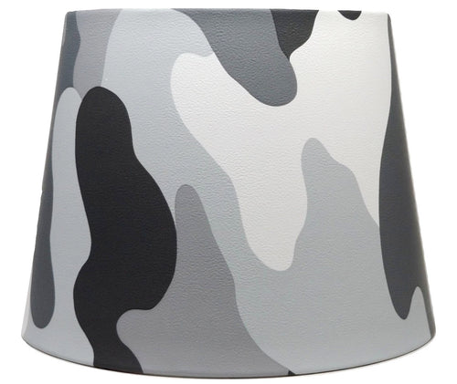 grey camo lampshade