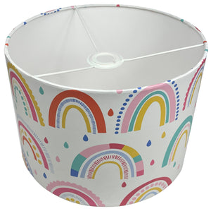 rainbow lampshades for ceiling