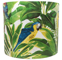 Load image into Gallery viewer, tropical parrot palm leaf light shade