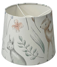 Load image into Gallery viewer, girls woodland animal nursery lampshade