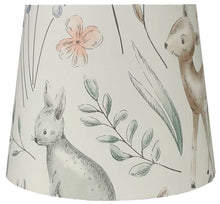 Load image into Gallery viewer, woodland animal lampshade