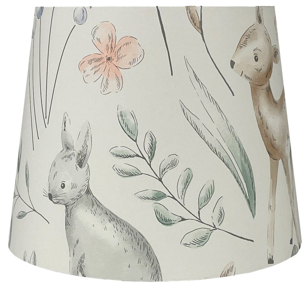 woodland animal lampshade