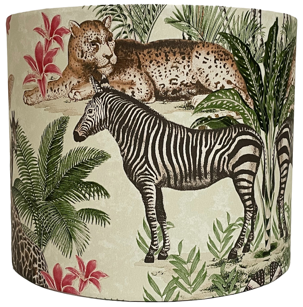 Safari Animals lampshade