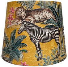 Load image into Gallery viewer, Mustard Yellow safari table lamp shade