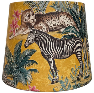 Mustard Yellow safari table lamp shade