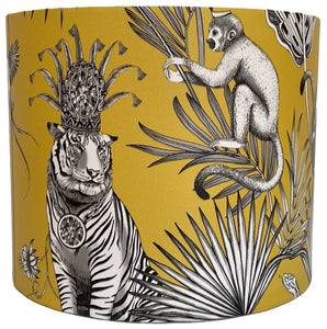 mustard yellow jungle animal light shade