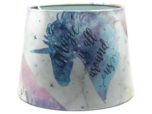 Load image into Gallery viewer, Believe in unicorns lampshade
