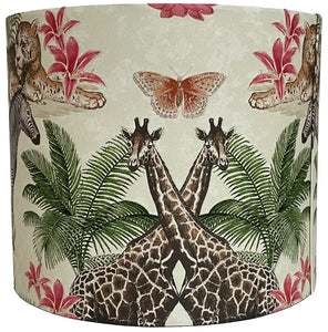 safari animals light shade