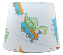 Load image into Gallery viewer, dino town lampshade for table lamp
