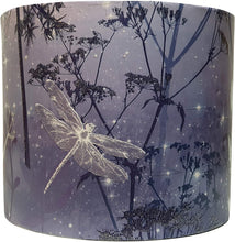 Load image into Gallery viewer, Purple dragonfly lampshade