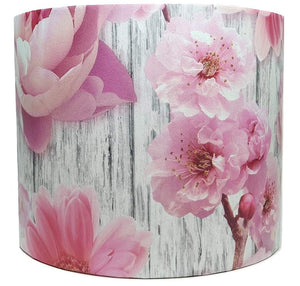 pink floral rose light shade
