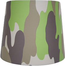 Load image into Gallery viewer, green camouflage lampshade