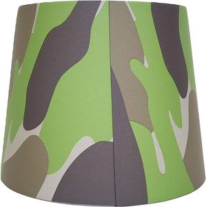 camouflage table lamp shade