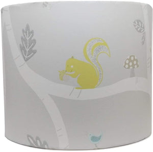 grey woodland animals light shade