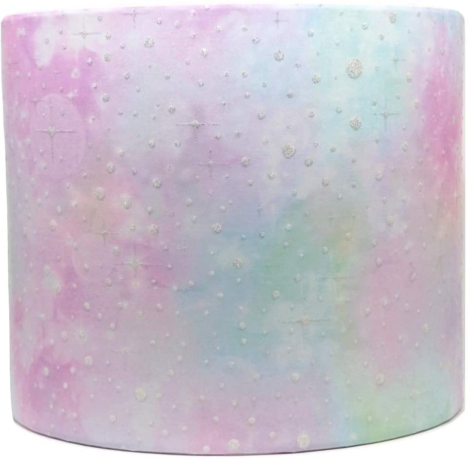 Iridescent Mermaid themed drum lampshade