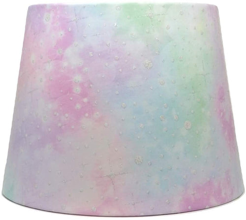 Iridescent mermaid themed table lampshade