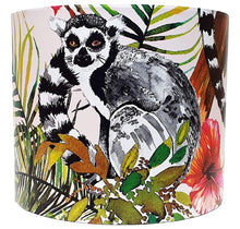 Load image into Gallery viewer, tropical lemur lampshade