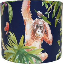 Load image into Gallery viewer, Jungle Animals navy Light Shade
