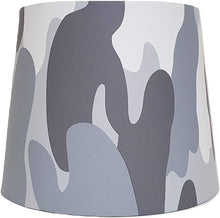Load image into Gallery viewer, grey camouflage table lamp shade