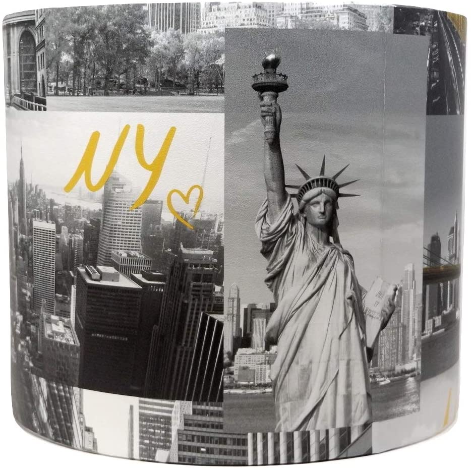 New York Themed drum Lampshades