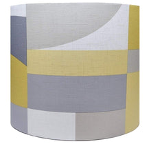 Load image into Gallery viewer, Ochre &amp; Grey geometric light shade