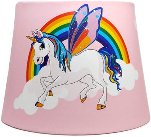 Pink Rainbow Unicorn Lampshade