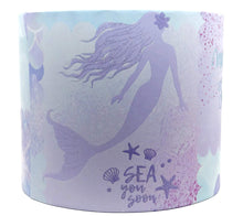 Load image into Gallery viewer, Purple Teal Mermaid Drum Lampshade