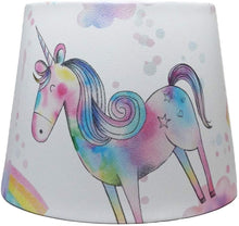 Load image into Gallery viewer, rainbow unicorn table lamp shade
