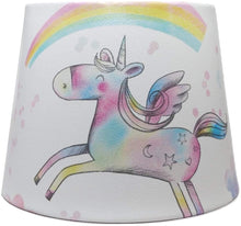 Load image into Gallery viewer, rainbow unicorn light shade
