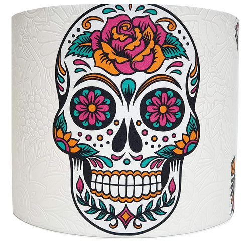 sugar skull lampshade
